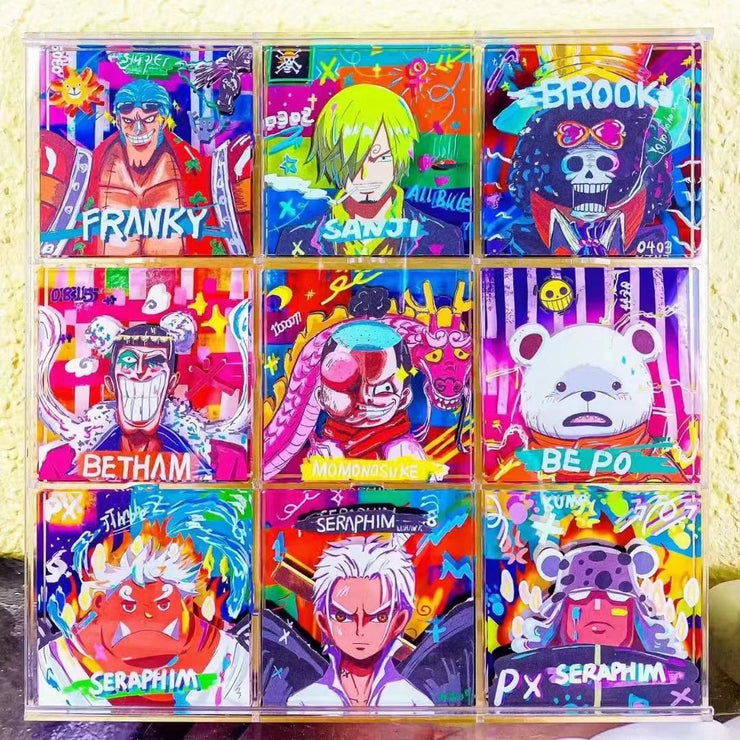 64. One Piece Art Display Acrylic Block