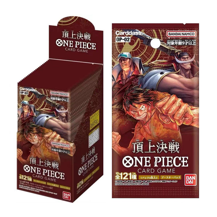 49.  BANDAI  OP02 CCG/  TCG Card  Booster Box (Janpanese )